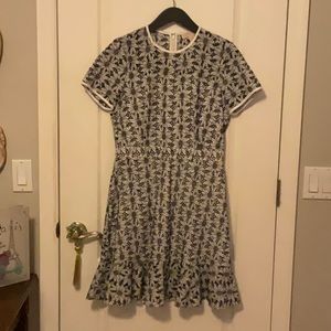 Michael by Michael Kors Floral Embroidered Dress